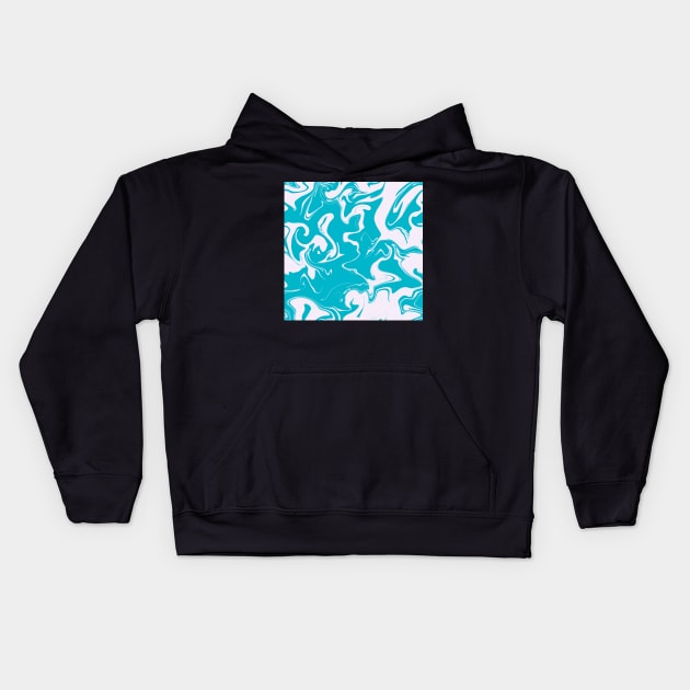 Summer Skies Kids Hoodie by diffrances